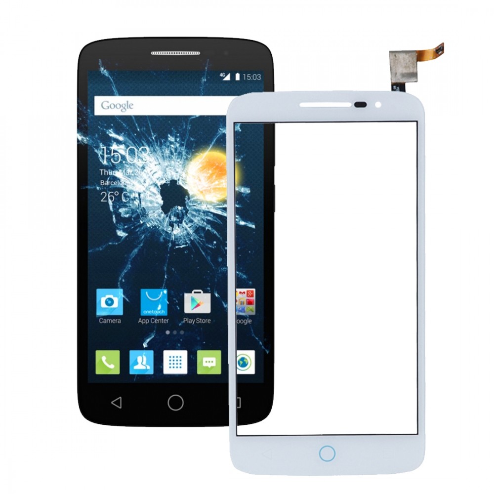 Touch Panel for Alcatel One Touch Pop 2 / 7043 (White)  Alcatel One Touch Pop 2 5 Inch